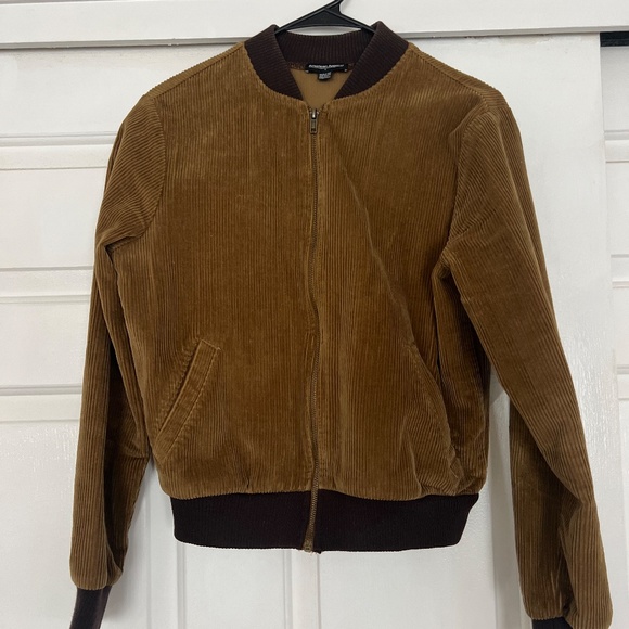American Apparel Corduroy Zip Up Jacket - Picture 2 of 4